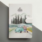 Блокнот для подорожей на китайській мові (зелене авто)